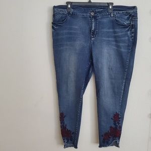 Cropped Denim Jeans
